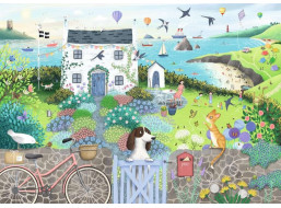 RAVENSBURGER Puzzle Chata na pobreží 1000 dielikov