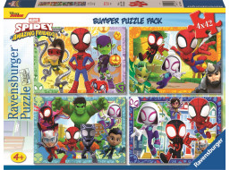 RAVENSBURGER Puzzle Spidey a jeho úžasní priatelia 4x42 dielikov