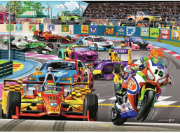 RAVENSBURGER Puzzle Závodné rally 60 dielikov