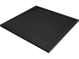 Sprchová SMC vanička MEXEN AMON 100x100 cm - čierna, 4F701010