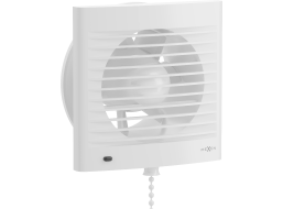 Kúpeľňový ventilátor MEXEN EXS 120 so spätnou klapkou a ovládaný lankom - biely, W9604-125K-00
