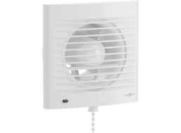 Kúpeľňový ventilátor MEXEN EXS 100 so spätnou klapkou a ovládaný lankom - biely, W9604-100K-00