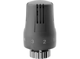 Termostatická hlavica pre radiátor MEXEN Cla ic - sivá - M30x1,5, W908-002-66