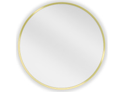 Okrúhle zrkadlo MEXEN LOFT 30 cm - zlatý rám, 9850-030-030-000-50