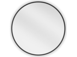 Okrúhle zrkadlo MEXEN LOFT 50 cm - čierny rám, 9850-050-050-000-70