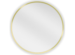 Okrúhle zrkadlo MEXEN LOFT 40 cm - zlatý rám, 9850-040-040-000-50