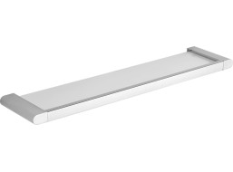 Kúpeľňová polička MEXEN ADOX - 51,5 cm - kov/sklo - chrómová, 7018237-00