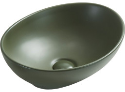 Keramické umývadlo MEXEN ELZA - khaki zelené matné, 21014043