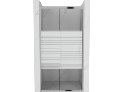 Sprchové dvere MEXEN APIA 135 cm - STRIPE, 845-135-000-01-20