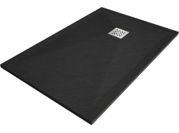 Sprchová vanička MEXEN STONE+ 70x100 cm - čierna - minerálny kompozit, 44707010