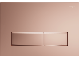 Ovládacie tlačidlo splachovadla Mexen Fenix 09 - rose gold - dvojčinné - plastové, 600905
