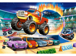 CASTORLAND Puzzle Skákajúce Monster Truck MAXI 40 dielikov