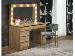 Toaletný stolík SUPERSTAR XL s LED osvetlením - dub artisan