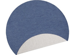 Kusový obojstranný koberec Twin 103100 blue creme circle