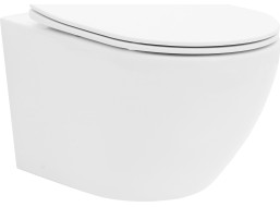 Závesné WC Rea Carlo mini tornado rimless + Duroplast sedátko slim N