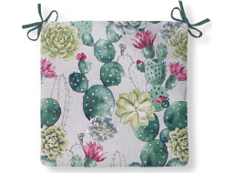 Podsedák MIA 40x40 cm - Kvitnúce kaktusy