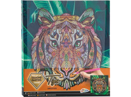 GRAFIX Diamantové maľovanie na ráme Tiger 30x30 cm