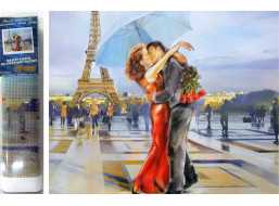 Norimpex Diamantové maľovanie Láska pod Eiffelovou vežou 30x40 cm