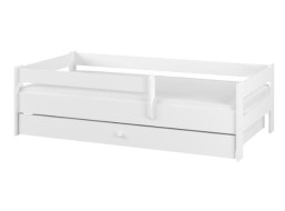 Detská posteľ SIMPLE so šuplíkom - biela - 180x80 cm