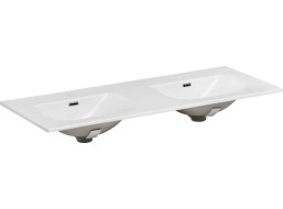 Keramické umývadlo SKY Double 120 cm DP - biele