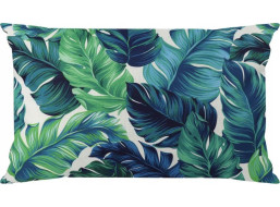 Vodeodolná obliečka na vankúš BOTANIC Tropic 40x60 cm - modrý