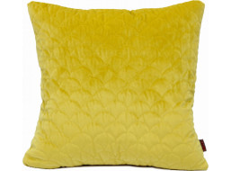 Prešívaná obliečka na vankúš ELITE VELVET 45x45 cm - horčicová