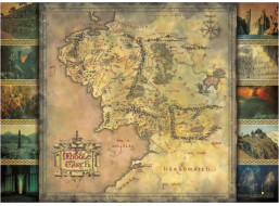 AQUARIUS Puzzle Pán Prsteňov: Mapa Stredozeme 1000 dielikov