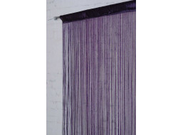Šnúrkový záves SPAGHETTI 90x280 cm - fialový