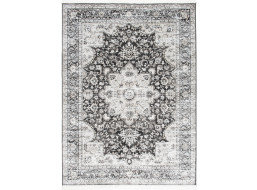 Kusový koberec ISFAHAN Alam - tmavo šedý/strieborný