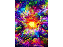 ENJOY Puzzle Dúhová džungľa 1000 dielikov