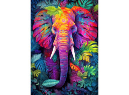 ENJOY Puzzle Maskovaný slon 1000 dielikov