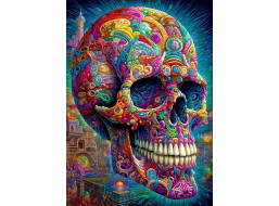 ENJOY Puzzle Podivná lebka 1000 dielikov
