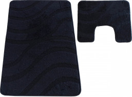 Súprava kúpeľňových predložiek s výrezom TÁŇA - symphony - čierna