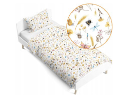 Detské bavlnené obliečky 140x200 cm BABYMAM PREMIUM - Letný slnovrat