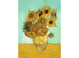 TREFL Drevené puzzle Art: Vincent van Gogh - Slnečnica 200 dielikov