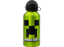 STOR Fľaša na pitie hliníková Minecraft 400ml