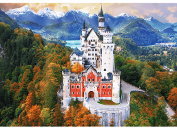 TREFL Puzzle Premium Plus Photo Odyssey: Zámok Neuschwanstein 1000 dielikov