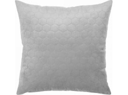 Obliečka na vankúš VELVET SONIC TOPAZ 43x43 cm - strieborná