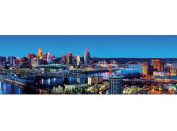 MASTERPIECES Panoramatické puzzle Cincinnati, Ohio 1000 dielikov