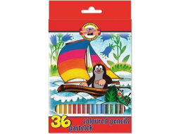 KOH-I-NOOR Šesťhranné pastelky 36 ks Krtko
