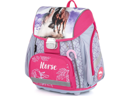 OXYBAG Školská aktovka Premium Kôň