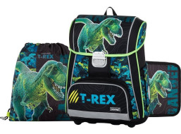 OXYBAG Školský set 3 ks Premium Dinosaurus