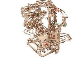 UGEARS 3D puzzle Guľôčková dráha Marble Run: Chain Hoist 400 dielikov