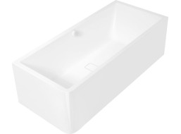 Polysan MARLENE CURVE R MONOLITH obdĺžniková vaňa 165x75x63cm, biela 72403MCR