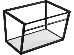 Sapho SKA konzola s policou 600x400x460mm, čierna mat SKA101