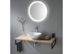 Aqualine VEGA doska pod umývadlo 145x45cm, dub platín VG750