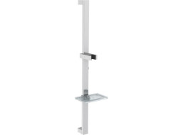 Sapho Sprchová tyč s mydlenkou, posuvný držiak, 684mm, ABS/chróm 1206-07