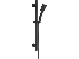Sapho Sprchová súprava hranatá, posuvný držiak 700mm, čierna mat SC615