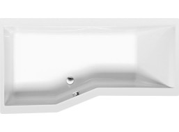 Polysan VERSYS L asymetrická vaňa 160x84x70x47cm, biela 14611