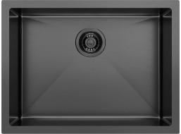 Sapho ZENITH nerezový drez 60x45cm, antracit ZN6045B